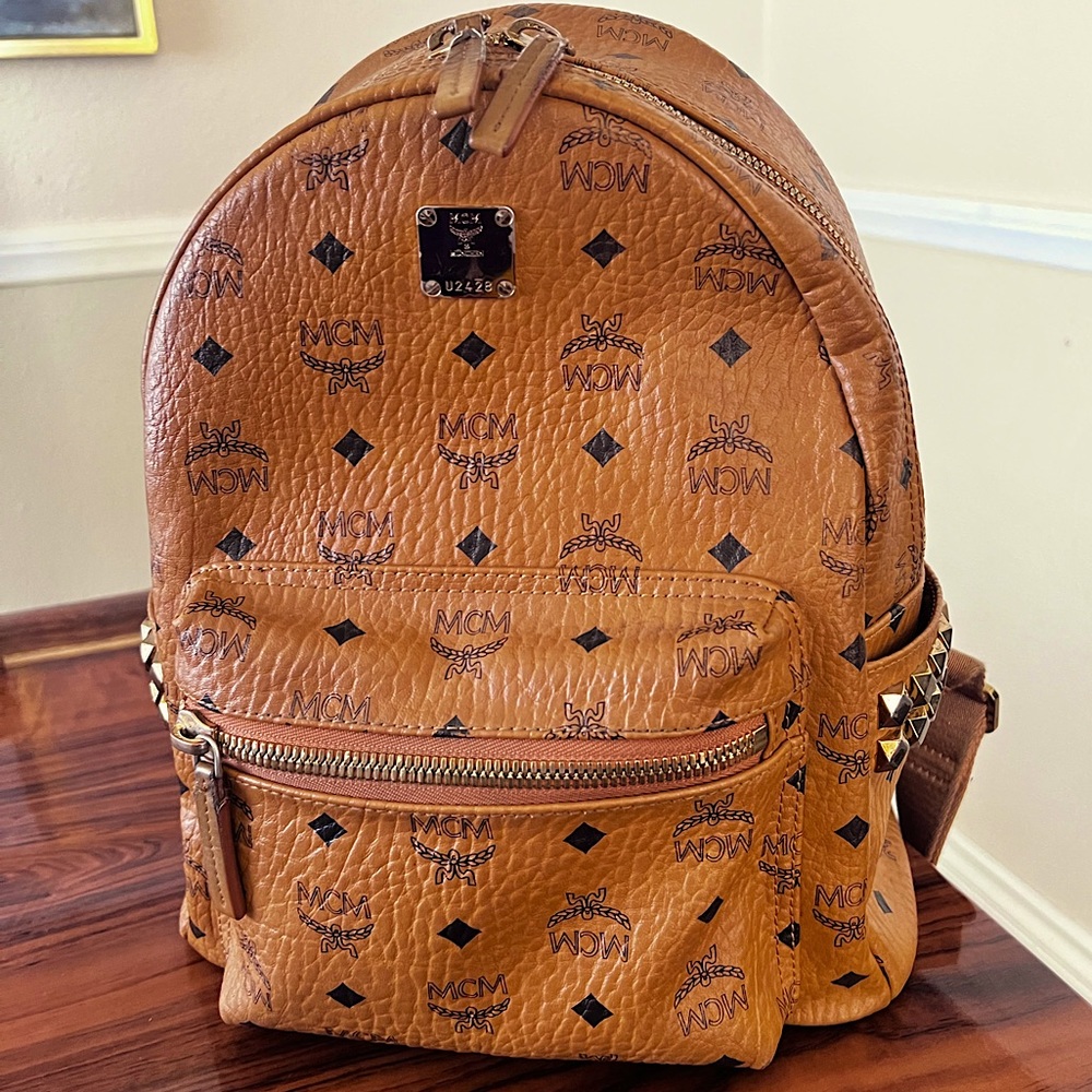 MCM Leather medium Backpack